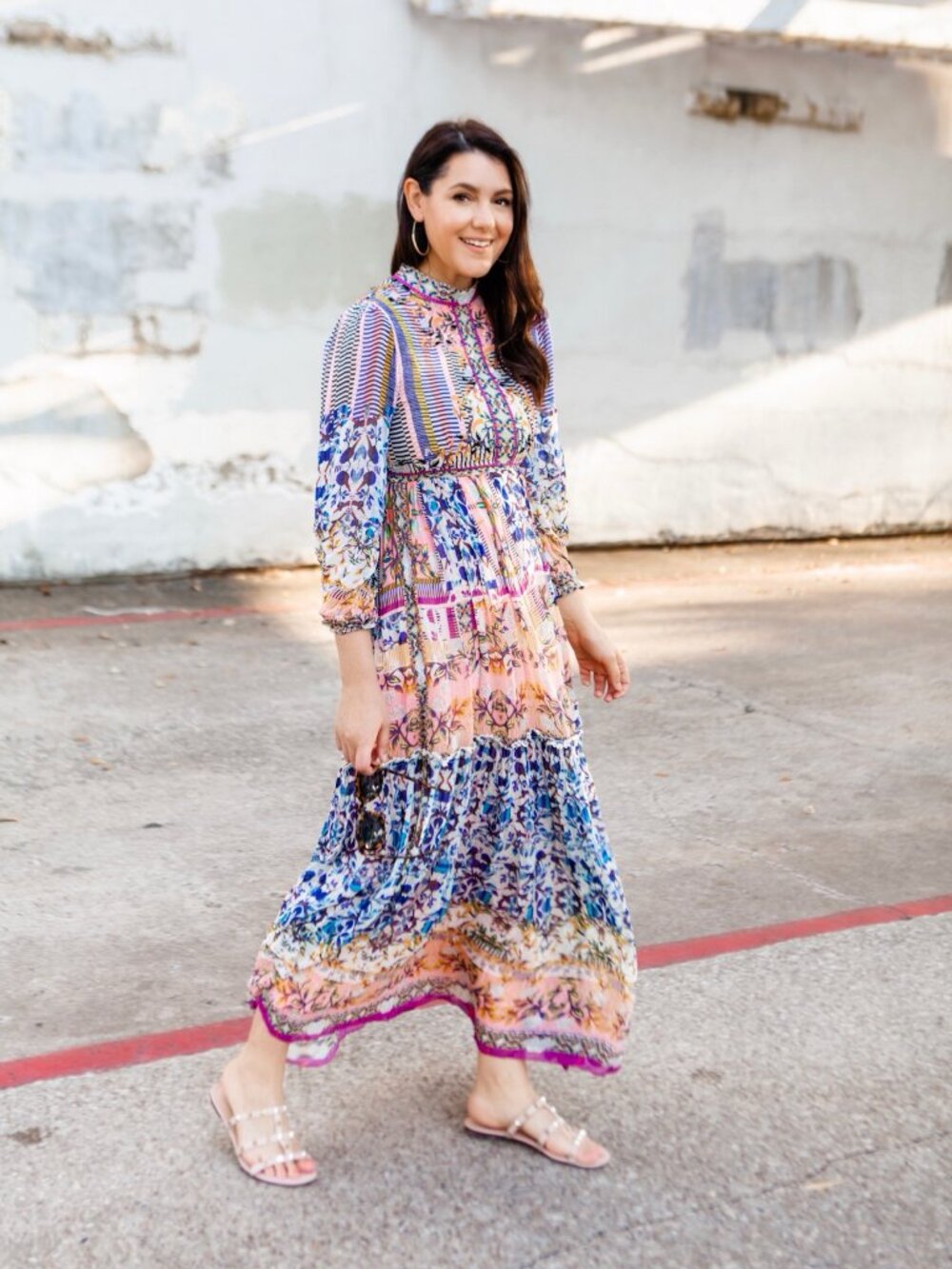 NWT Anthropologie Bhanuni by Jyoti Anastasia Maxi Dress 18W - Picture 2 of 16